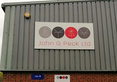 Digitally Printed Acm Tray Signs John G Peck By Signs Express Leicester