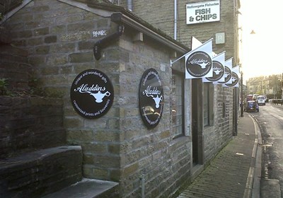 Aladdins Shop Flags By Signs Express Huddersfield