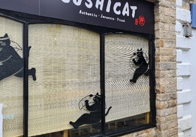 Sushi Cat Fascia Sign