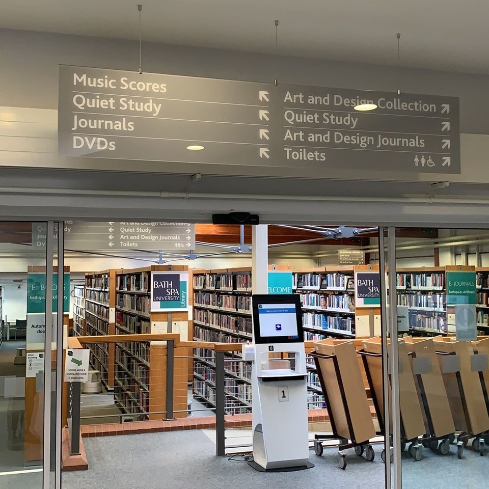 Bath Spa University Acrylic Education Sign Signs Express Bath 2