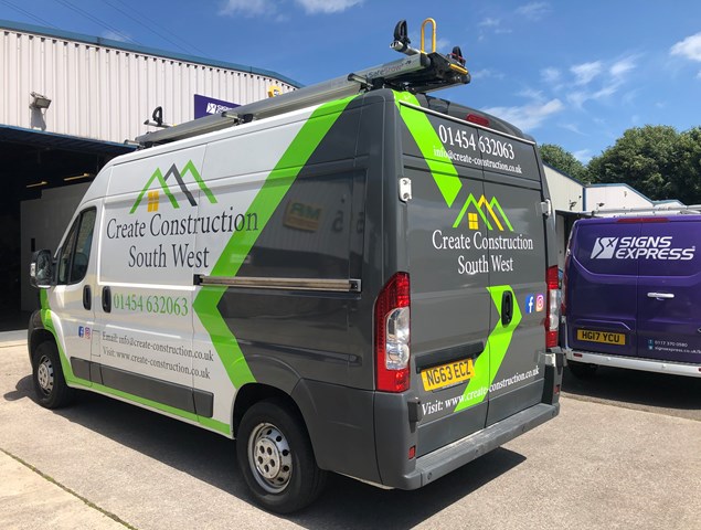 Partial Wrap for Create Construction South West