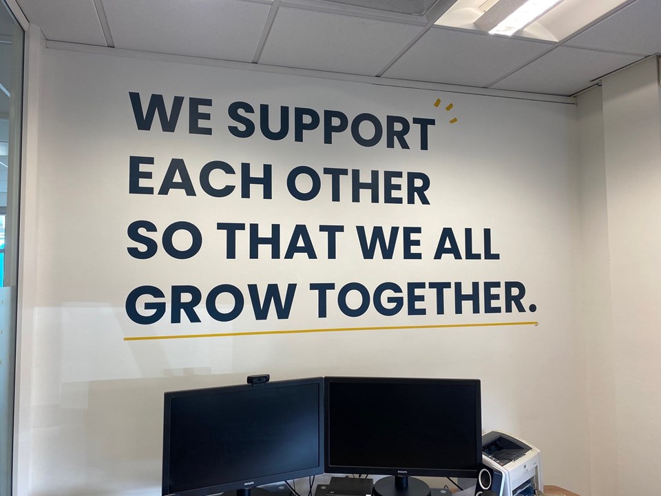 Hallidays Large Wall Graphic Signs Express Twickenham