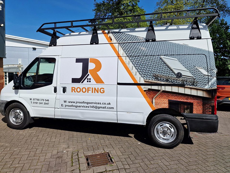Van Graphics JR Roofing Liverpool