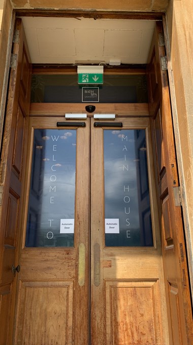 Bath Spa University Contravision Window Decals (Signs Express Bath)