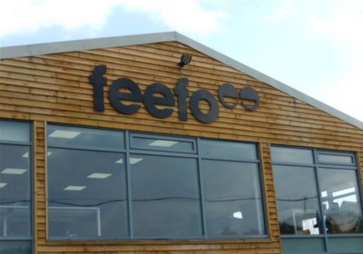 Feefo Flat Cut Letters Fascia Sign Portsmouth