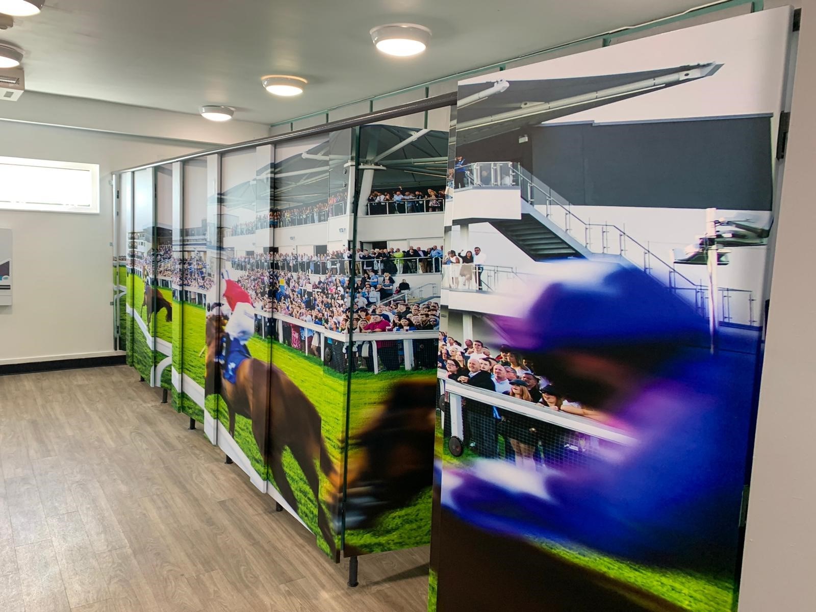 Bath Racecourse Printed Vinyl Wrap Toilet Signs (Bath)