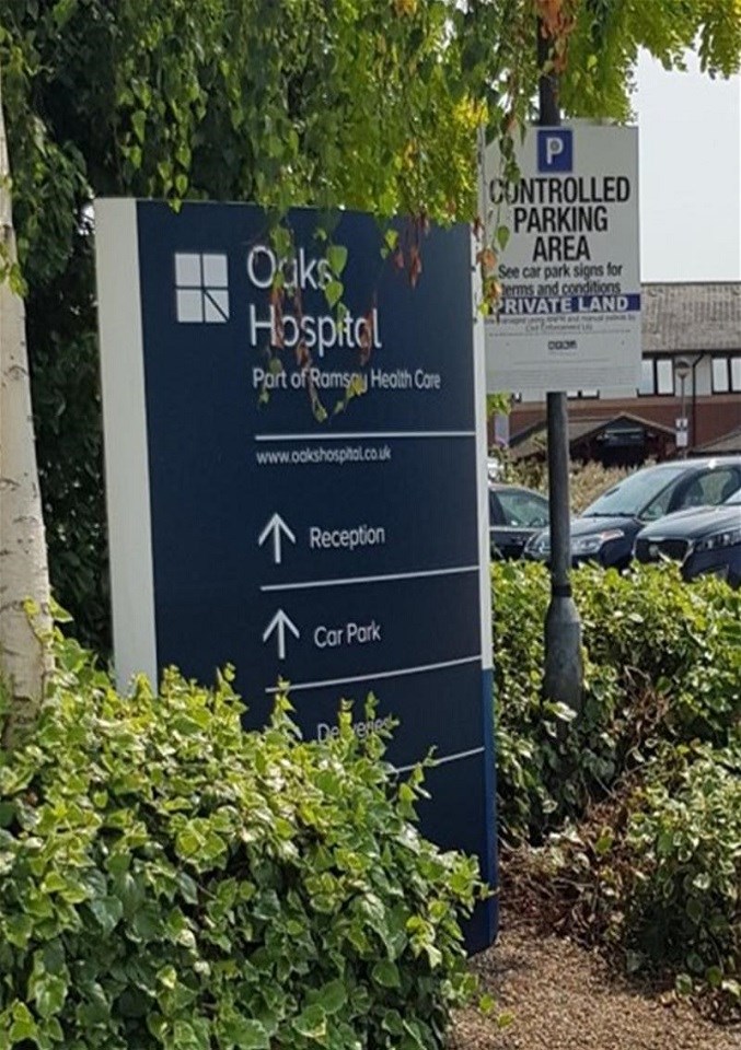 Wayfinding Totem For Ramsey Heathcare Harlow