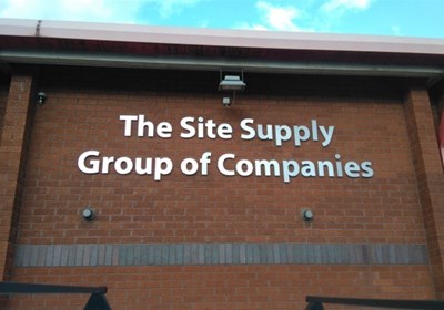 Signs Express Stockport Exterior Signage For The Site Supply Group