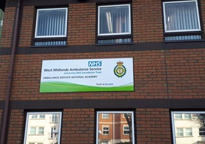 West Midlands Ambulance Fascia Sign  Signs Express Worcester