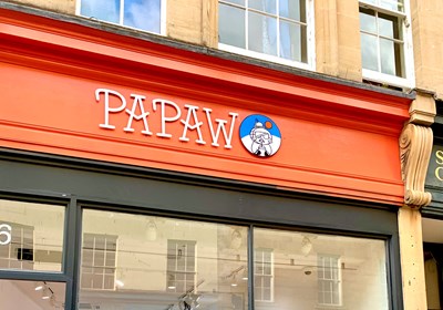 Pawpaw (Bath) Shop Signage