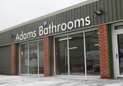 Adams Bathrooms Cut Acrylic Lettering South Durham