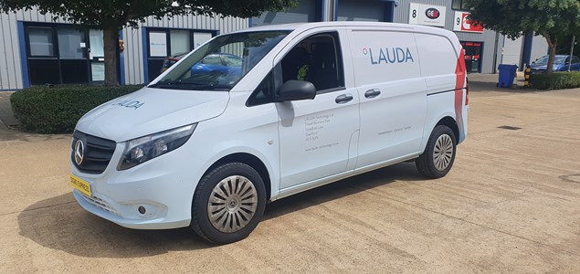 Full van wrap for LAUDA Technology Ltd