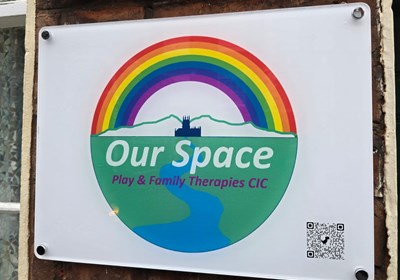 Acrylic Sign Our Space Worcester
