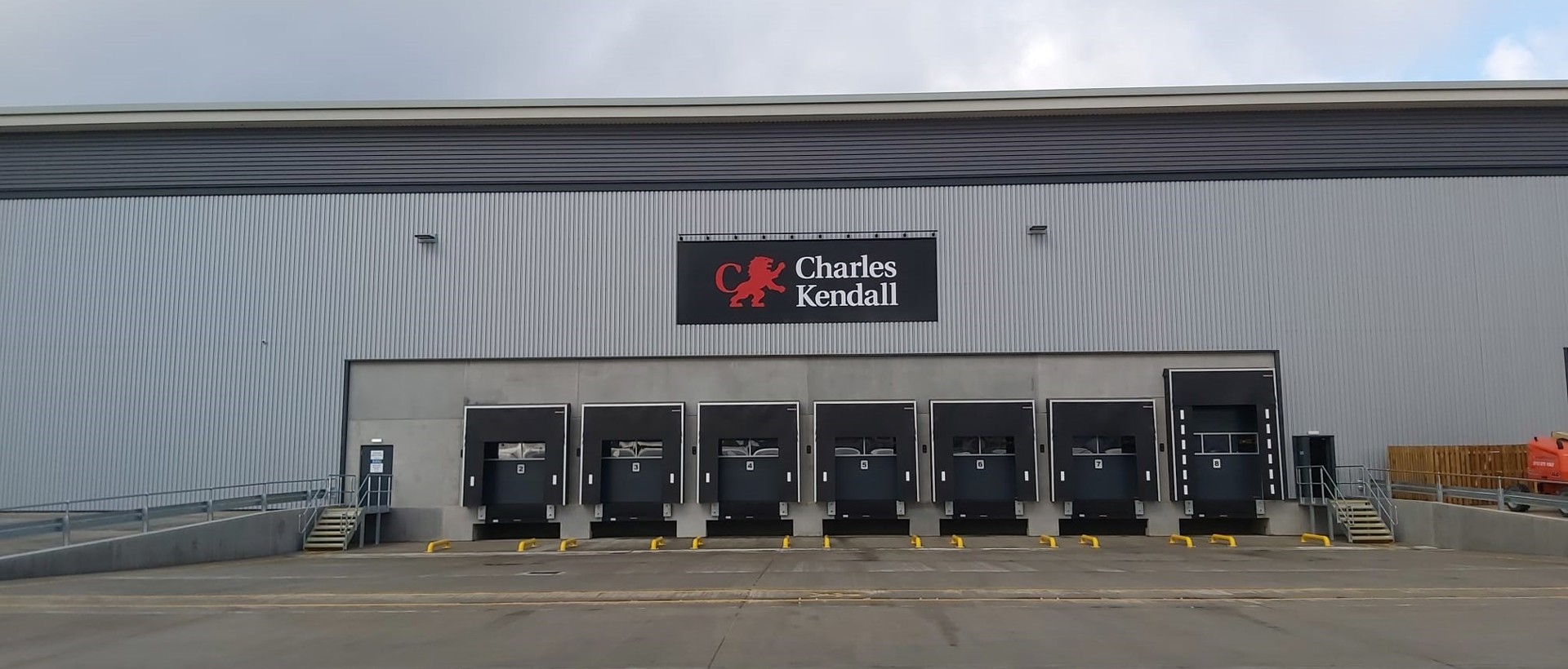 Signage for Charles Kendall new Warehouse