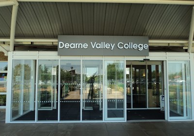 Dearne Valley Powder Coated Tray With Built Up Face Applied Letters Sheffield And Rotherham