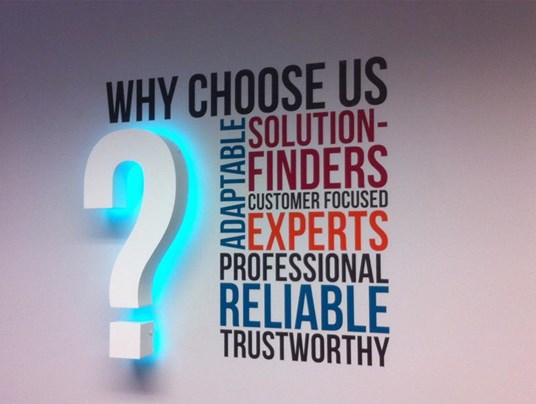 Wall Graphics And Illuminated Built Up Lettering In Signs Express Lancaster