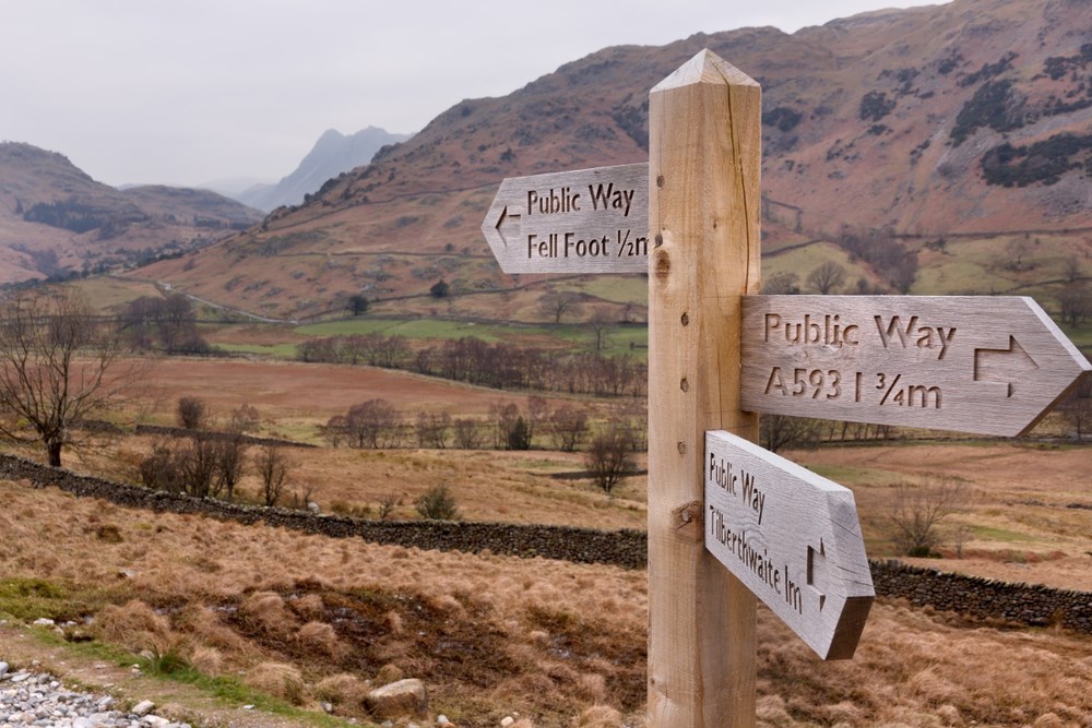 Wooden Finger Post Directional Sign