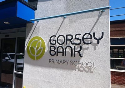 Gorsey Bank Flat Cut Letters Stockport