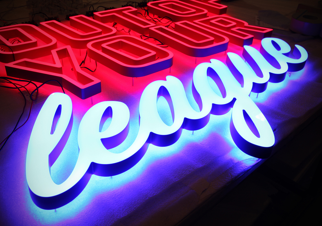 Faux Neon Sign