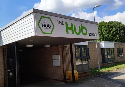 The Hub School Fascia Sign Hull