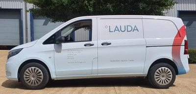 Fully wrapped Mercedes Vito for Lauda Technology Ltd