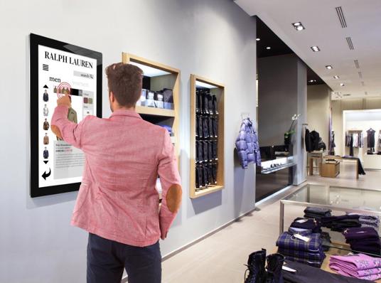 Interior Wall-Mounted Digital Screens
