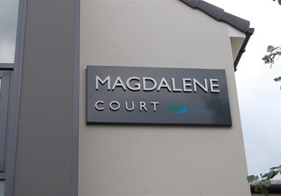 Magdalene Court Cut Steel Letters South Durham