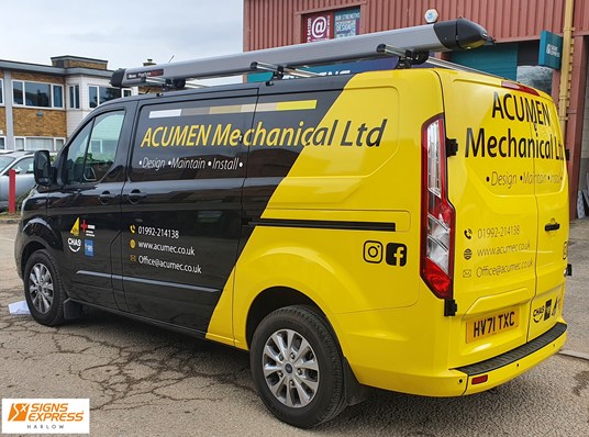 Part Wrap For Acumen Mechanical By Signs Express Harlow
