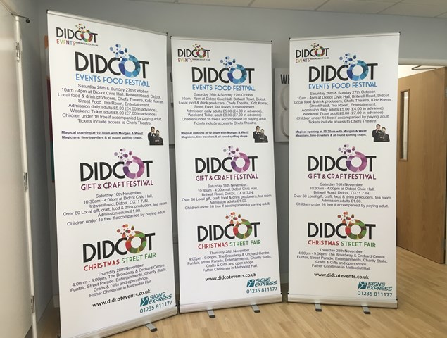 Event Promotional Roller Banners Didcot