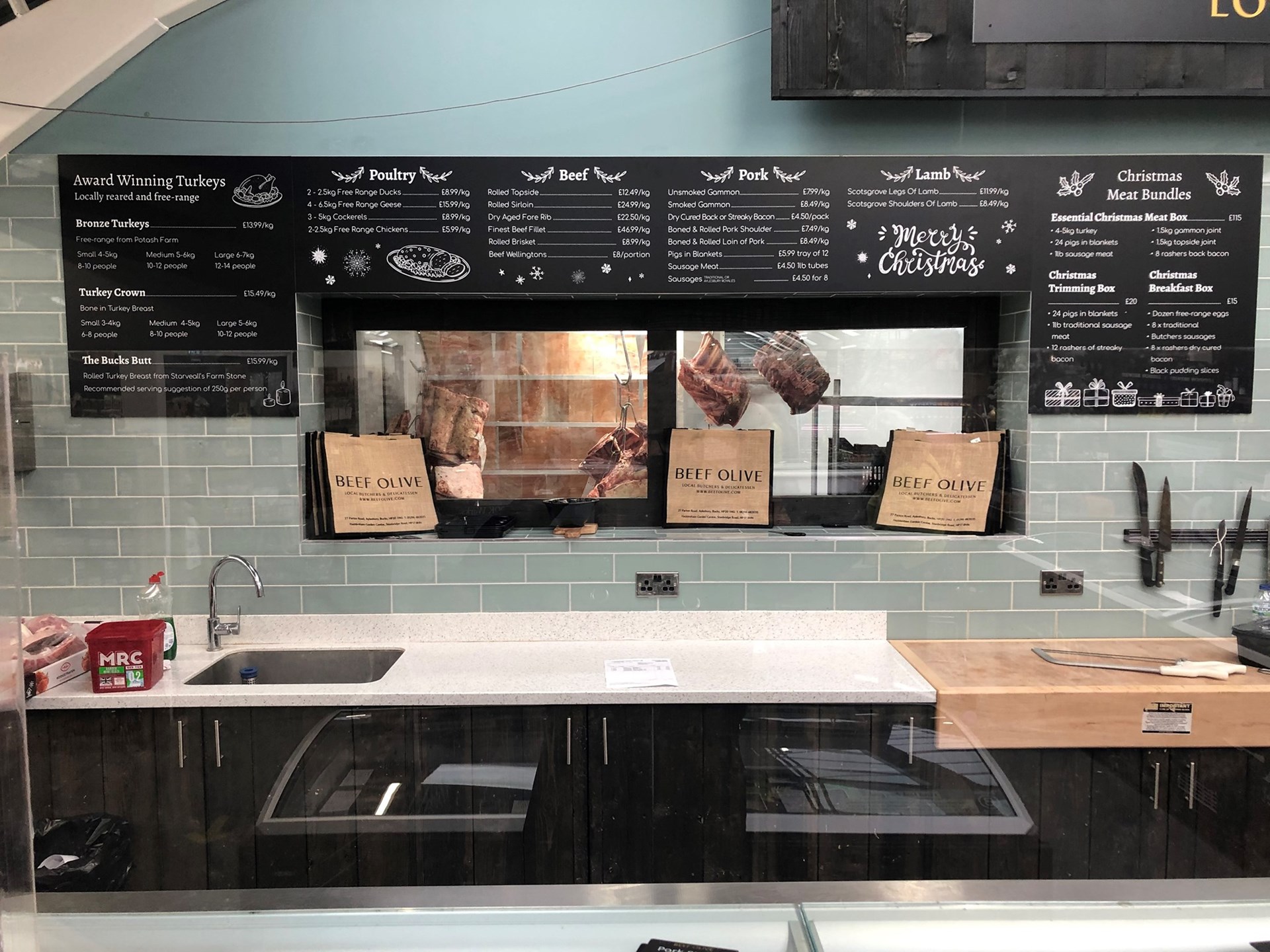 Printed Menu Boards