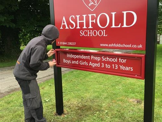 Ashfold School - Post & Panel