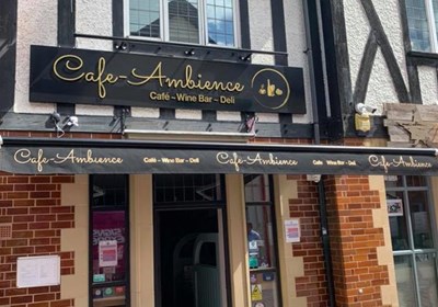 Cafe Ambience Awning By Signs Express Loughborough