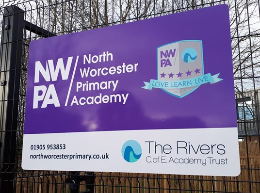 North West Primary Academy Info Panel Education Signage Signs Express  Worcester