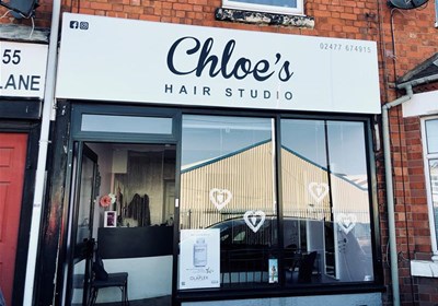 Chloes Hairdresser Sign Coventry