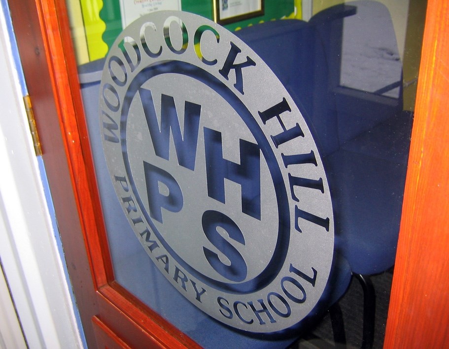 Woodcock Hill Primary School Education & Schools Window Graphics Etched Window Graphics