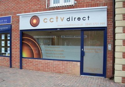 CCTV Leeds Outdoor Business Sign