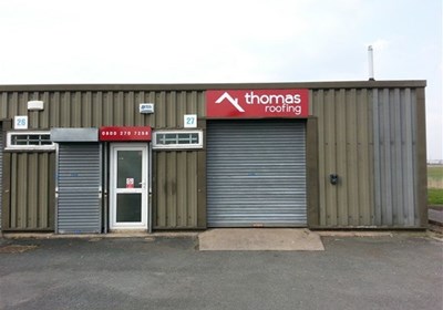 Exterior Sign For Thomas Roofing Chester