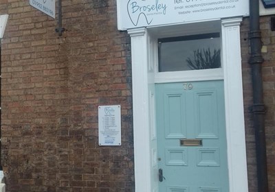 Brosley Dentist Over Door Front Sign Telford