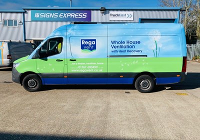 Van Full Wrap Vega Signs Express Bedford