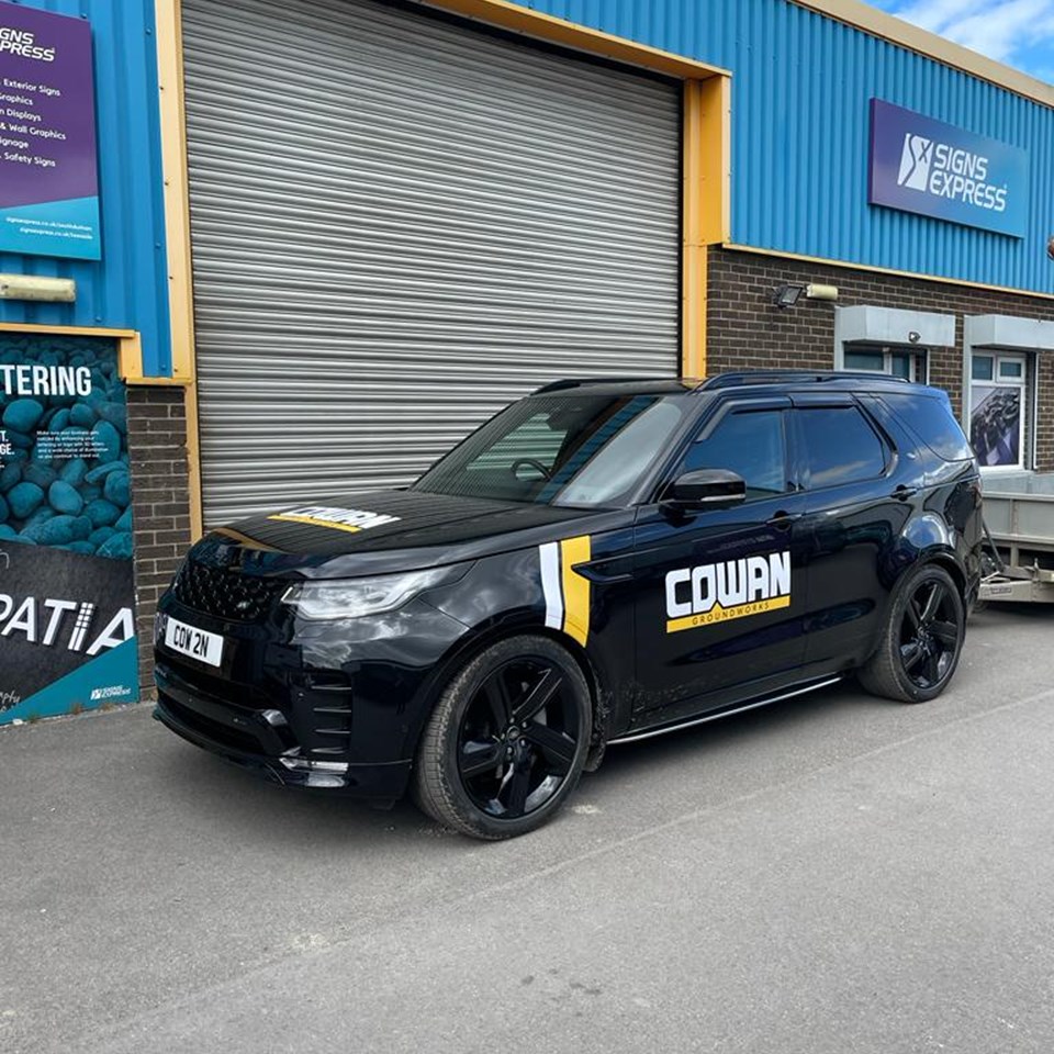 Cowan Groundworks Car Graphics