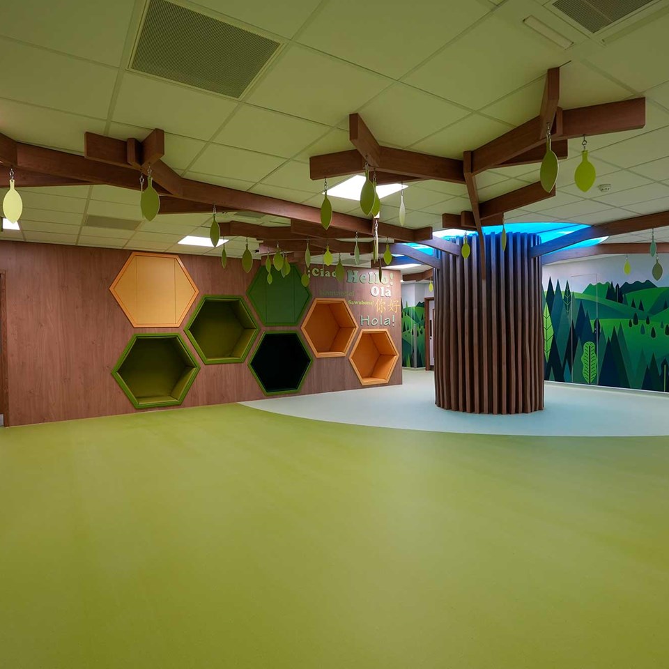 Wall Graphics Flex Face Crawley Hospital 2