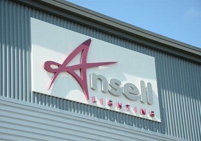 Aluminium External Tray Sign With Built Up Lettering For Ansell Warrington
