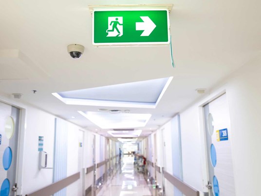 Hospital Fire Exit Resized