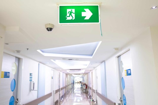 Hospital Fire Exit Resized
