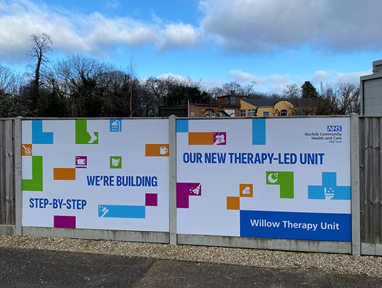 Fence Panel Digital Print Acm NHS
