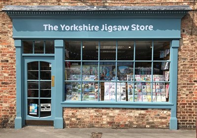 Yorkshire jigsaw Shop Front Sign in York