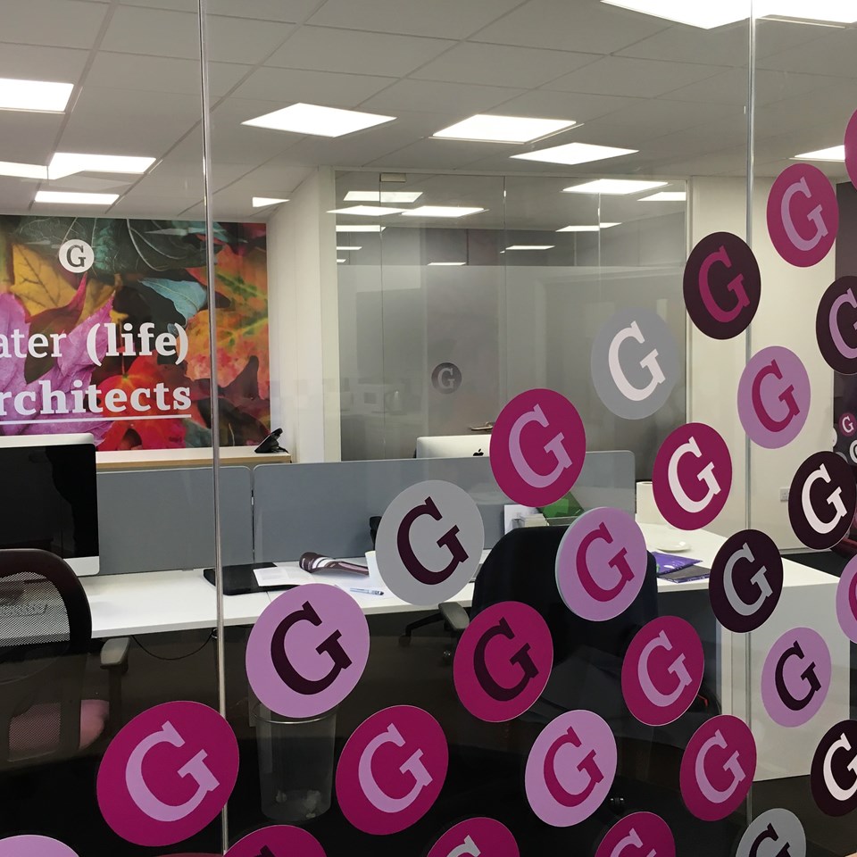 Colourful Internal Window Graphics Plymouth