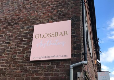Glossbar Salon Plaque Macclesfield