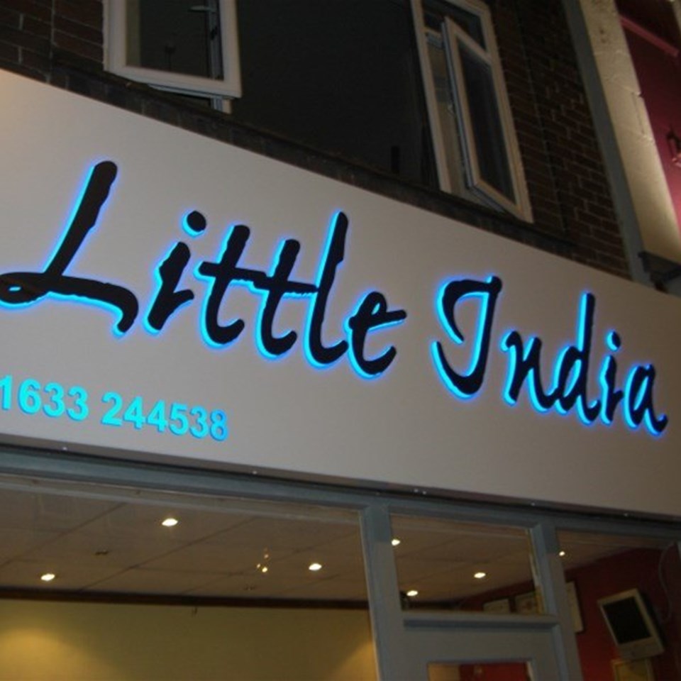 Internally Illuminated Fascia Sign Tray Cardiff