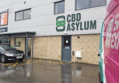 CBD Asylum Industrial Sign Hull